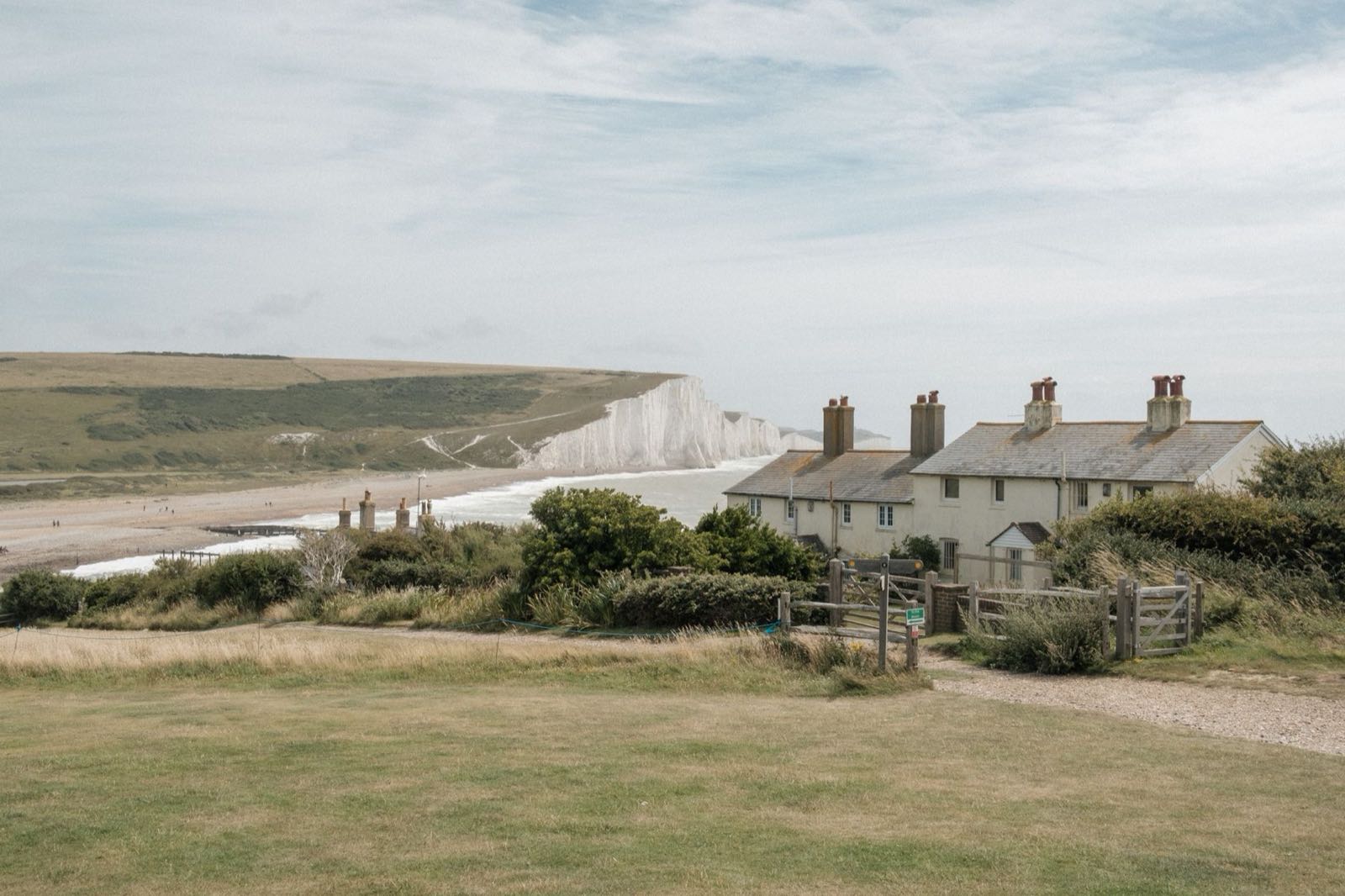 Coastguard cottages at Cuckmere Haven near Alfriston