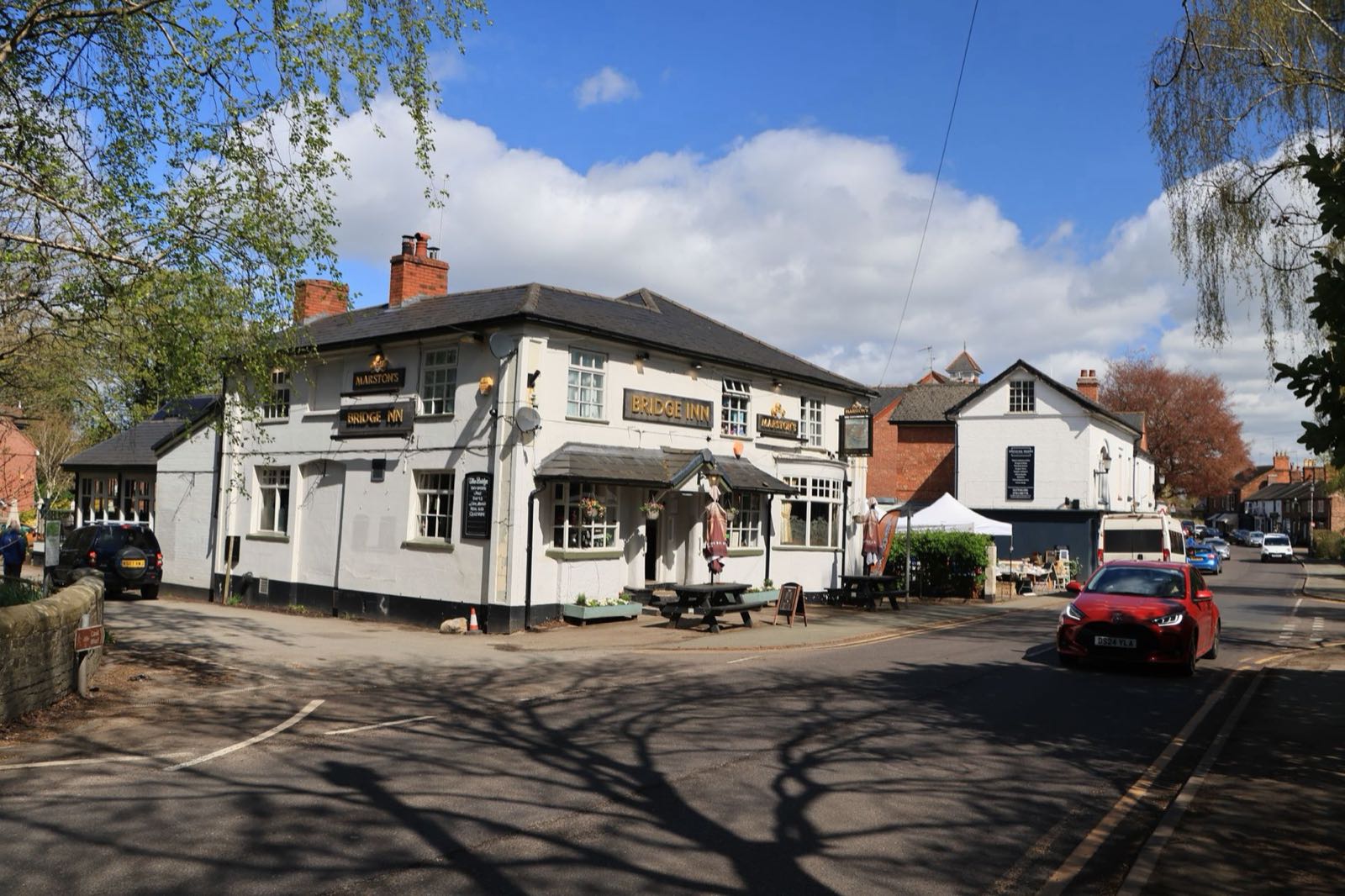 Village pub on a sunny day in the Sussex countryside